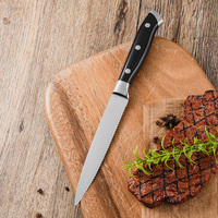 Ensemble de couverts à steak de qualité supérieure, 8 pièces, pour barbecue, poignée robuste en ABS, couteau à steak tranchant