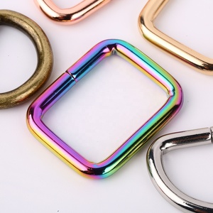 Custom Luxe Milieuvriendelijke Zinklegering RVS <span class=keywords><strong>D</strong></span> <span class=keywords><strong>Ring</strong></span> Half Ronde Lijn Voor Lederen Handwerk En Tasel Accessoires - Product Image 1