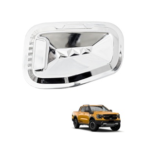 Accesorios Exteriores para Automóviles de Diseño Nuevo de la Marca KQD, Cubierta de Tanque de Gasolina Cromada y Negra para Ford Ranger - Product Image 4