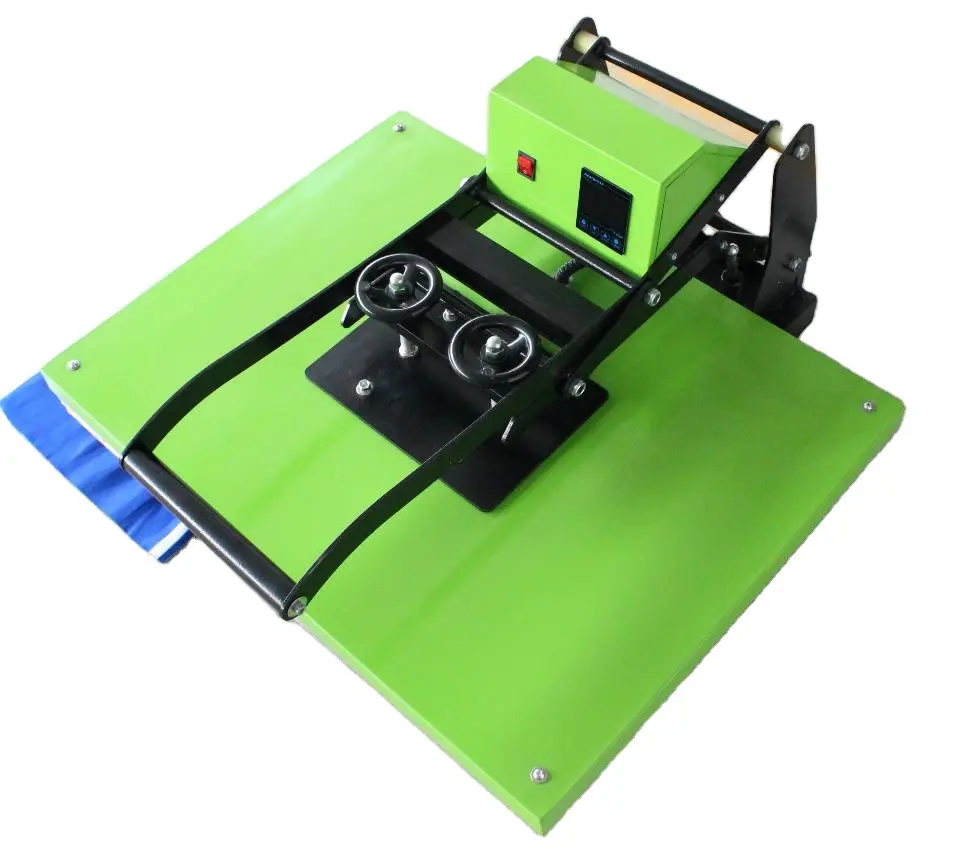 Manuelle Große Größe Wärme Drücken Maschine 24x31 Große Format Wärme Presse Textil Tisch Tuch Layard Maschine CE genehmigt