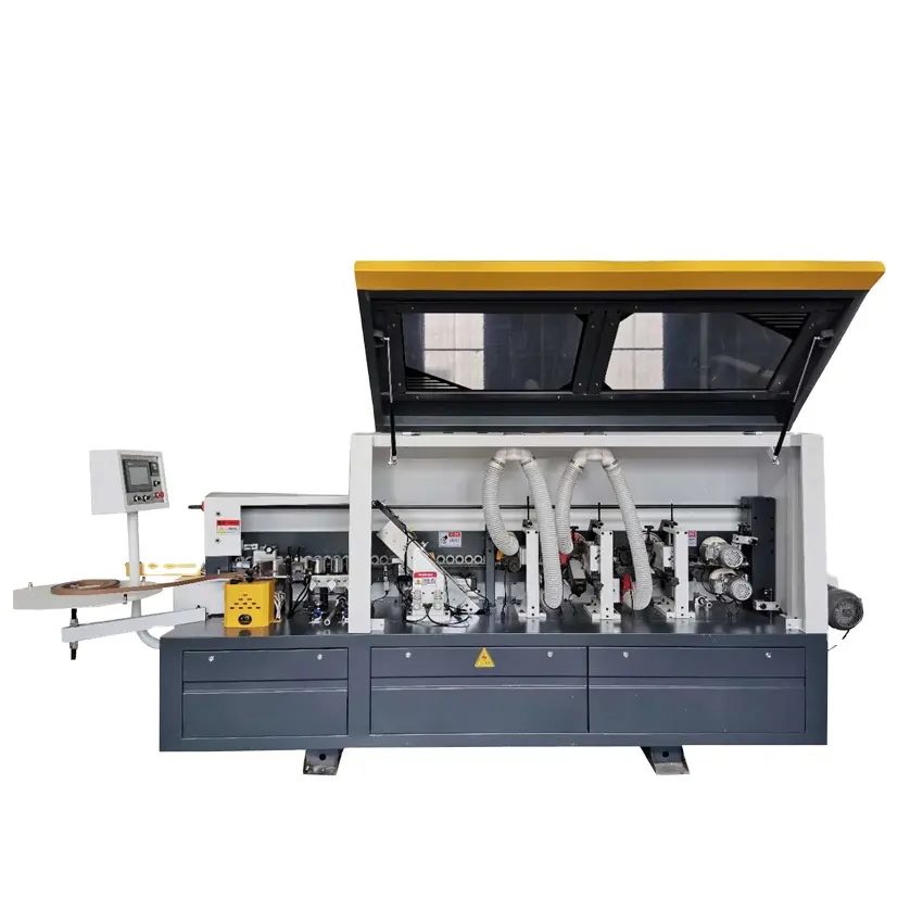 J Straight Line Large Labor Saving Automatic Pvc Edge Banding Machine For wooden furniture