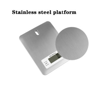 Approvisionnement <span class=keywords><strong>d</strong></span>'usine à bas <span class=keywords><strong>prix</strong></span> plate-forme lisse bonne qualité balance électronique de pesage alimentaire balance de cuisine numérique avec trou à la main - Product Image 3