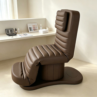Tempat Tidur Ekstensi Bulu Mata Modern 3 Motor Listrik, Tinggi Dapat Disesuaikan, Rangka Logam, Pelapis Kulit PU untuk Salon Kecantikan dan Spa