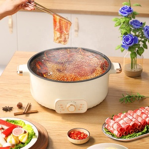 Cuisinière électrique à double saveur Cuisinière à marmites épicées haut de gamme Usine de chaudrons à poêles électriques professionnelles en Chine - Product Image 3