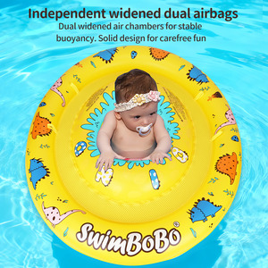 Zwembobo Baby Zwembad Opblaasbare Kap Zonwering PVC Verstelbare Veiligheidszitje 6-24 Maanden Jongens Meisjes - Product Image 2