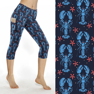 Leggings de Yoga para <span class=keywords><strong>Mujer</strong></span> con Logotipo Personalizado Meiyang, Sublimados, de Cintura Alta, Suaves y Acampanados, con Bolsillos - Product Image 1