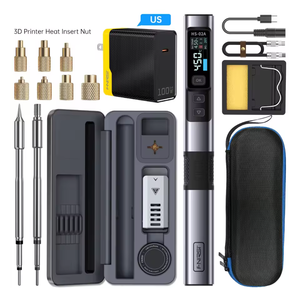 FNIRSI HS-02A 100W Tragbares Kabelgebundenes Lötkolben-Set, 3 Sekunden Schnellaufheizung, 212-842 Grad Fahrenheit Voreingestellte 3 Temperaturgruppen - Product Image 2