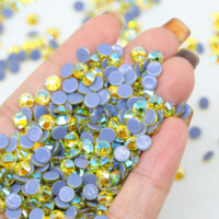 XULIN Factory Direct SS16 Flat Back Crystal Hotfix Glass Gemstone Flatback Rhinestone pour robes