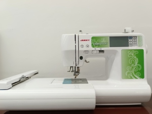 JK890B Mini Computer Controlled Sewing Embroidery Machine for Home Use Built in Abundant Embroidery Patterns - Product Image 2