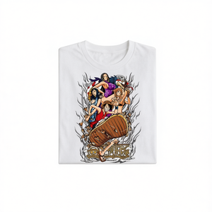 เสื้อทีมวันพีซ หมวกฟาง ลูฟี่ นามิ โรบิน โบอา แฮนค็อก ของขวัญอนิเมะ เสื้อยืด - Product Image 2