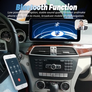 Radio Multimedia para Auto con Android 13 de 12.3 Pulgadas, Reproductor de Video para Benz Clase C C200 W204 C180 C260 C300 C63 2011-2014, GPS, Estéreo, CARPLAY - Product Image 4