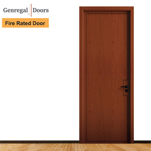 Mới ra mắt Walnut rắn Veneer khắc thiết kế nhập cửa 30 phút lửa đánh giá Swing Mở hướng dẫn sử dụng cho phòng khách - Product Image 2