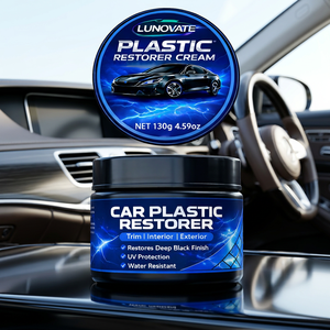 Crema Restauradora de Plástico para Autos LUNOVATE 130g |   Restaura el Acabado Negro Intenso |   Protección UV Resistente al Agua Interior/Exterior | - Product Image 6