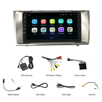 Navigateur GPS Android 15 pour Toyota Camry 2008-2011, écran tactile, WiFi intégré, lecteur multimédia, écran HD 9 pouces, cartes mondiales