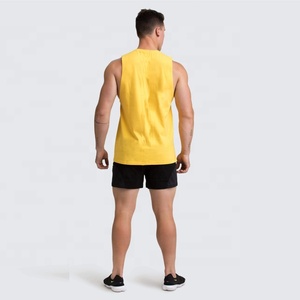 Wholesale Men's Custom Made Tank Top Quick Dry Sleeveless Breathable Training <b>Running</b>/Gym/Workout Tank Vest <b>Singlet</b> - Product Image 4