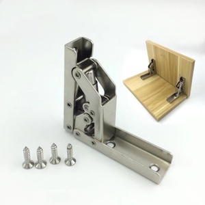 Support de table escamotable à 90 degrés en acier, charnière pliante pour cuisine, angle d'ouverture de 180 degrés, sans perçage ni charnières requises - Product Image 2
