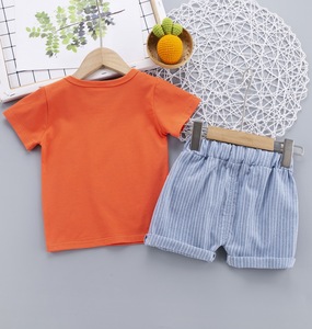 Vêtements pour enfants, nouveau style, costume décontracté pour bébé, ensembles sportifs en coton pour enfants, vente en gros à Shanghai - Product Image 3