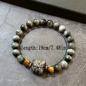 Pulsera de Piedra Natural con Cuentas de Cristal de Colores, Joyería de Piedra de Nacimiento de Alta Demanda para Mayoristas, Condiciones de Pago Flexibles - Product Image 1
