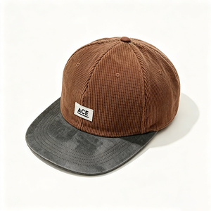Gorra Snapback Unisex ACE de 6 Paneles con Textura Waffle, Visera Plana de Gamuza, Bordado 3D, Diseño Vintage de Moda Hip Hop - Product Image 2