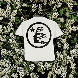 Camiseta de boxeo personalizada con pedrería, estilo vintage, lavado ácido, cuello redondo, de algodón 100% de alto gramaje, tejido de punto de 260 g, corte holgado y corto, Vale - Product Image 2