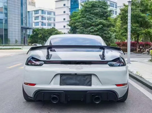 สำหรับ Porsche 981 ปี 2012-2016 ชุดแต่งกันชนหน้าทรงใหญ่ ไฟหน้า ไฟท้าย แบบ Bolt-On ติดตั้งง่าย ใช้ได้กับรุ่นอื่นๆ รับประกัน 1 ปี - Product Image 3