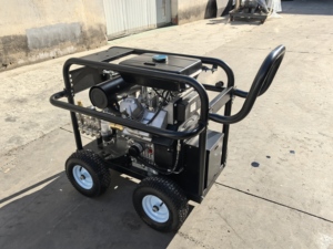 เครื่องฉีดน้ำแรงดันสูง 7200PSI 500 บาร์ 37 แรงม้า พร้อมปั๊ม AR 22 ลิตร/นาที อุปกรณ์กำจัดสนิมอุตสาหกรรม สภาพใหม่ กำจัดคราบสีและสนิม - Product Image 5