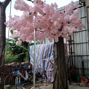 Arbre à fleurs de <span class=keywords><strong>cerisier</strong></span> <span class=keywords><strong>japonais</strong></span> de 3m <span class=keywords><strong>en</strong></span> plastique ABS, fait à la main et écologique, pour la décoration de restaurant. - Product Image 5