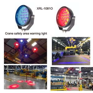 ไฟส่องสว่างสำหรับเครน LED กำลังสูง ความสว่างสูง 72W สีแดงและสีน้ำเงิน ไฟสัญญาณเขตปลอดภัย ไฟสปอตไลท์สำหรับเครน - Product Image 5