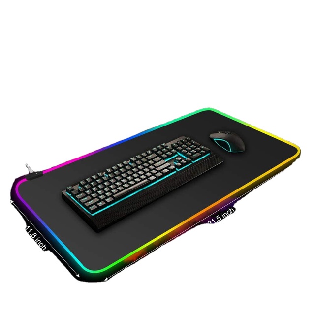 Custom Sublimation Blank 13 Color RGB Natural Rubber 800x300x4mm Water Resistant Gaming Mouse Pad in Stock