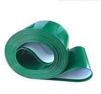 Exquisita máquina de fabricación cinta transportadora blanco azul grado alimenticio usado fieltro pared lateral Pvc cinta transportadora