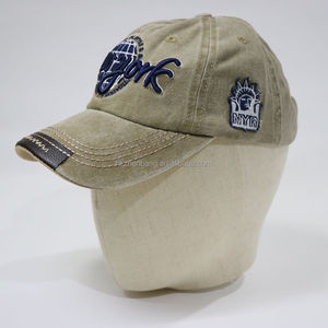 หมวกแก๊ปทรงวินเทจ ZZB แบบสั่งทำพิเศษ ปักลาย ปักอักษร ปักลาย New York  ขอบโค้ง  ทรง Dad Hat  สำหรับกีฬา กอล์ฟ - Product Image 2