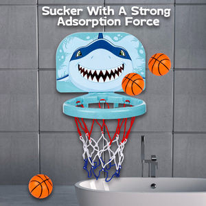 Juguete de Baño para Bebés, Juego de Juguetes Acuáticos para Niños, <span class=keywords><strong>Aro</strong></span> de Baloncesto con Ventosa para <span class=keywords><strong>Bañera</strong></span>, con 3 Pelotas, Juguetes de Baño para Niños - Product Image 4