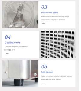 Máquina Profesional Pequeña de Sobremesa Eléctrica para Helado Duro 110/220V, Congelador de Lotes de Sobremesa para Helado Duro - Product Image 5