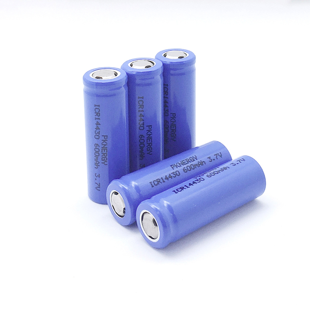 Small Lithium Ion Battery 14430 600mah 700mah Li-ion Cell 3.7v for Cutter