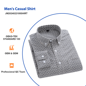 <span class=keywords><strong>Chemise</strong></span> décontractée en coton pour homme, facile à <span class=keywords><strong>repasser</strong></span>, impression personnalisée, évacuation de l'humidité, idéale pour les fêtes à la plage - Product Image 1