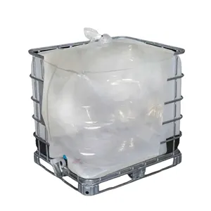 Benutzer definierte Größe Hot Sales PE Material Kunststoff Lebensmittel qualität 1000L Öl Wasser und Milch IBC Tank Liquid Liner Bag