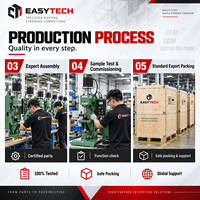 Mesin Rivet Orbital Otomatis Penuh untuk Gagang Panci Masak Aluminium Solid Double Head Bermotor OEM Easytech 2026