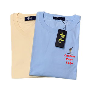 T-shirt à col rond et manches courtes en coton 100 %, confortable, respirant, broderie de haute qualité disponible pour femmes et hommes - Product Image 2