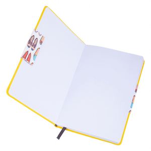 Custom Logo Branded Journal Notebook Soft Cover Sketchbook & Planner Promotional Print <b>Note</b> <b>Book</b> with Leather Cover - Product Image 4