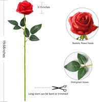Großhandel Neue Seidenstoff Kunstblumen Hochzeitsstrauß Weihnachtsfeier Dekoration Künstliche Rosen Seidenrosen