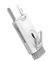 Kit de nettoyage pour clavier et ordinateur portable, tout-en-un pour ordinateur, PC, électronique, nettoyage en profondeur, brosse réutilisable, spray sans danger pour l'écran