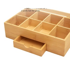 Household tea bag <b>storage</b> <b>box</b>, multi-functional <b>drawer</b>-type desktop <b>storage</b> <b>box</b>, coffee organizer, living room - Product Image 2