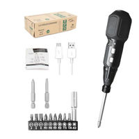 Tournevis sans fil à batterie jeu de tournevis électrique rechargeable avec embouts de tournevis
