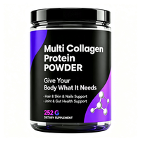 Poudre de protéines multi-collagène en marque blanche pour la santé intestinale, le soutien des articulations, de la peau, des cheveux et des ongles WPC80 Protéine de lactosérum