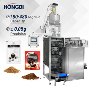 High Speed 4 Lane 4 <b>Side</b> Seal Granule Wrapping Filling Machine Automatic Sachet Film Packer for Sugar Salt Pepper Vertical Grain - Product Image 4