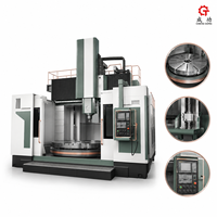 Torno CNC de Alta Precisión para Torneado de Metal, Controlado por CNC, con Transportador de Virutas y Sistema de Refrigeración, Torno CNC Vertical