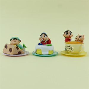 6 unids/set Crayon <span class=keywords><strong>Shin</strong></span> <span class=keywords><strong>Chan</strong></span> 7,5 cm figura postre Shinnosuke Himawa Shiro figurita modelo muñeca PVC Anime figura estatuas para chico - Product Image 3