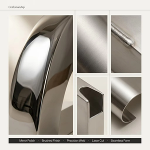 Statue de baleine en acier inoxydable poli miroir, sculpture décorative extérieure pour hôtels et complexes, artisanat métallique lumineux - Product Image 2