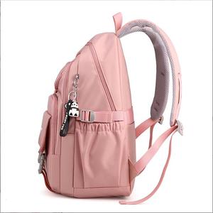 Bonito bolso escolar para estudiantes de color, mochila de doble hombro, bolsillos múltiples, mochila universitaria <span class=keywords><strong>barata</strong></span> al por mayor de fábrica - Product Image 2