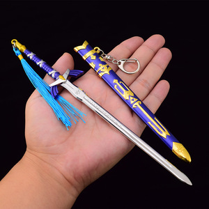 Épée Maîtresse de 23 cm en Métal Non Affûtée de la Légende de <span class=keywords><strong>Zelda</strong></span> Skyward Sword, Décoration de Bureau Faite par les Fans, Objet de Collection en Métal - Product Image 2